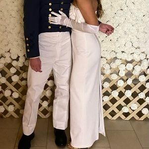 GORGEOUS floor length white gown. Worn for 3 hours.